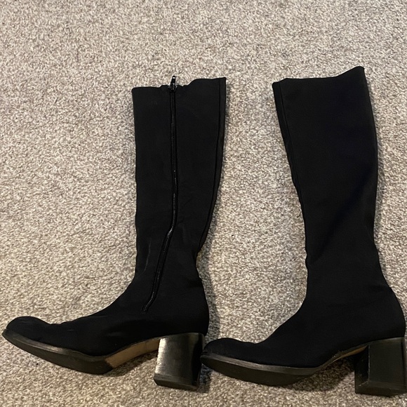 Don’t Know the Brand Shoes - Sophisticated Black Heeled Boots for Women